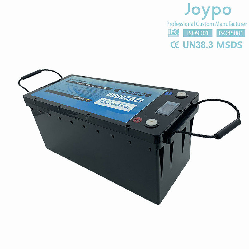 عربة ريف كامبر حياة طويلة بطارية LFP Lifepo4 12V 24V 100Ah 200Ah مع BMS الذكي