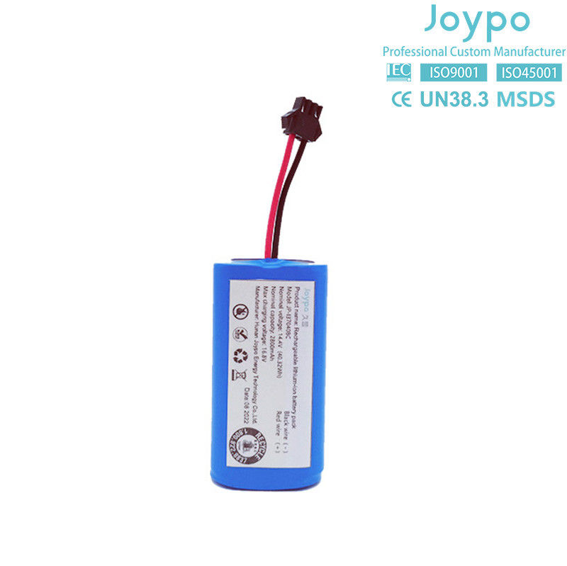 18650 بطارية الليثيوم قابلة لإعادة الشحن 14.4 فولت 2800mAh لأجهزة التنظيف الآلي