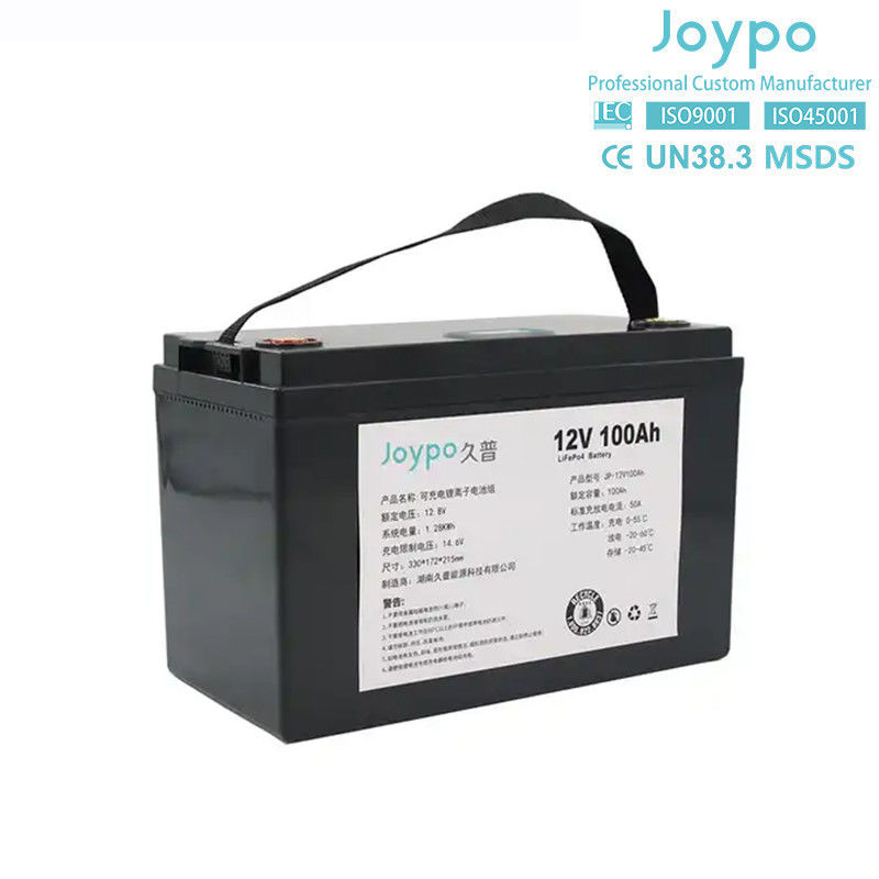 دورة عميقة Lifepo4 البحرية بطارية الليثيوم 12.8V 100Ah IP67 مقاومة للماء للقوارب