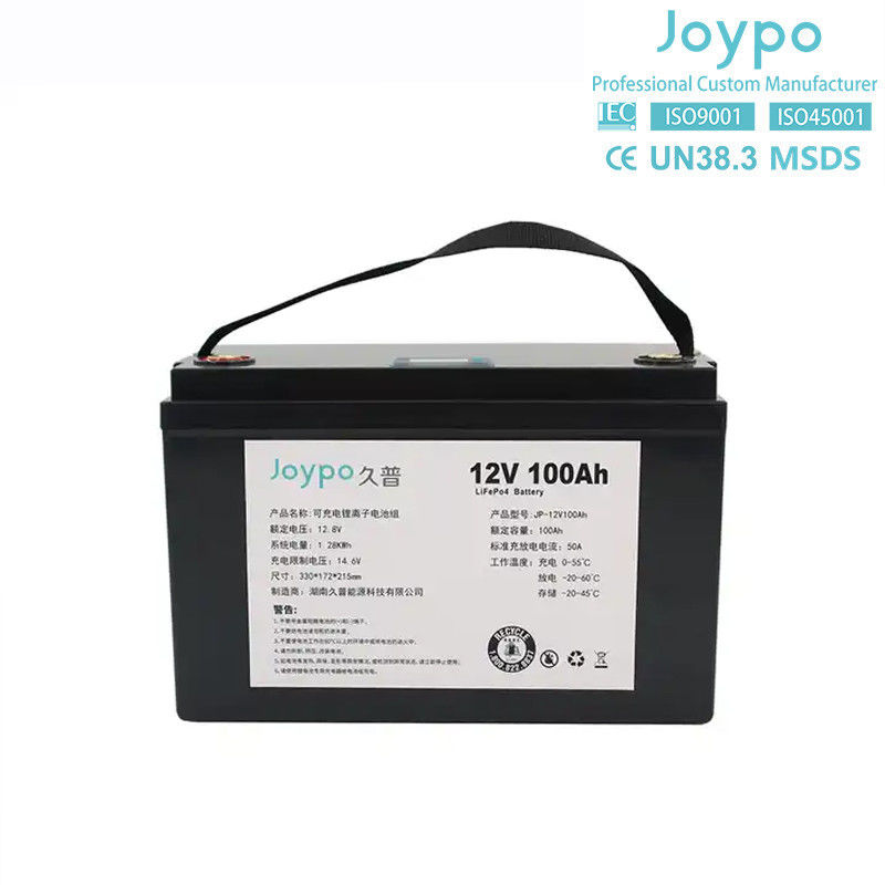 دورة عميقة Lifepo4 البحرية بطارية الليثيوم 12.8V 100Ah IP67 مقاومة للماء للقوارب