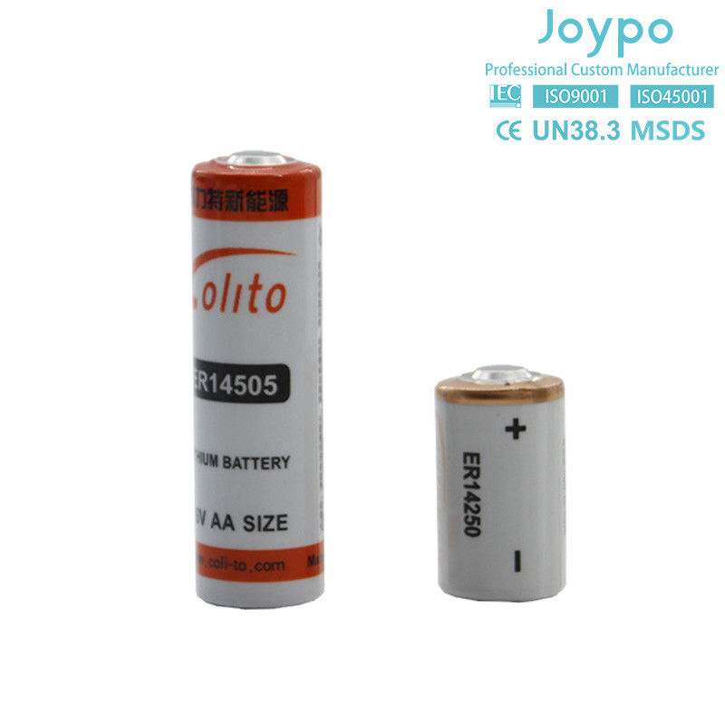 بطارية الليثيوم ER14250 لمرة واحدة 3.6V 1.2Ah خلية الليثيوم لمعداد الكهرباء