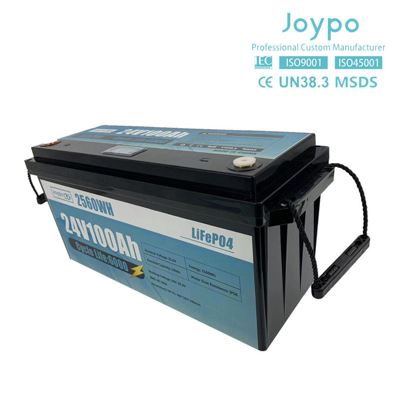 عربة ريف كامبر حياة طويلة بطارية LFP Lifepo4 12V 24V 100Ah 200Ah مع BMS الذكي