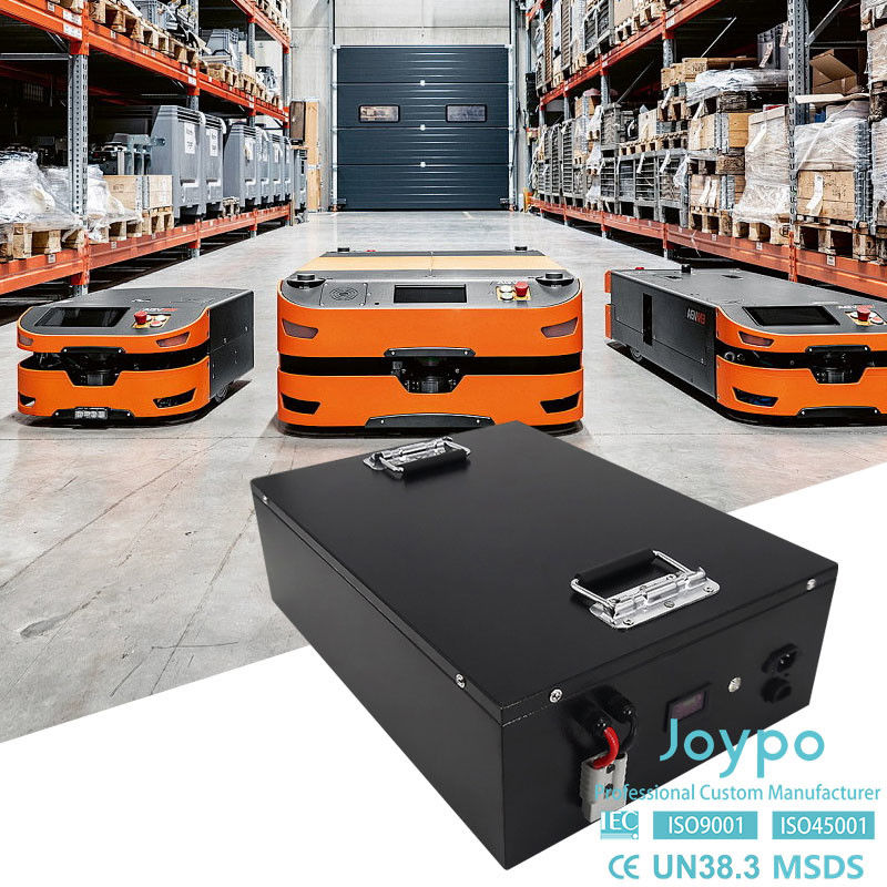 بطارية الليثيوم LFP 24V 200Ah للروبوتات المحمولة AGV AMR مستوى IP65 مقاوم للماء