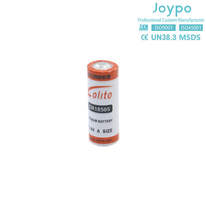 ER18505M خلايا بطارية ليتيم غير قابلة لإعادة الشحن 3.6V 3000mah نوع دوامة كثافة الطاقة العالية