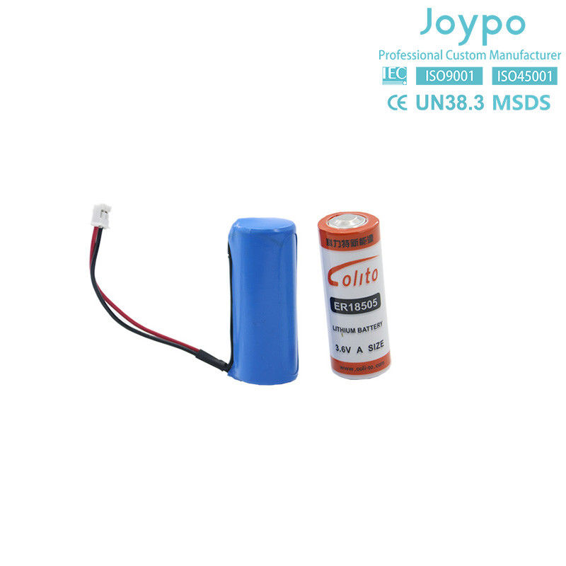 ER18505 خلية بطارية الليثيوم الأساسية 3.6 فولت 4000mAh A Size Bobbin Cell