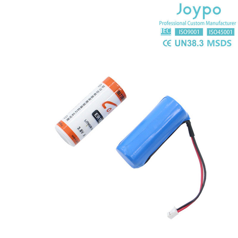 ER18505M خلايا بطارية ليتيم غير قابلة لإعادة الشحن 3.6V 3000mah نوع دوامة كثافة الطاقة العالية