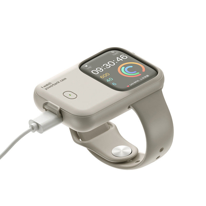 بطارية ليثيوم أيون بوليمر مغناطيسية الشحن اللاسلكي بنك الطاقة المحمول لـ Apple Watch