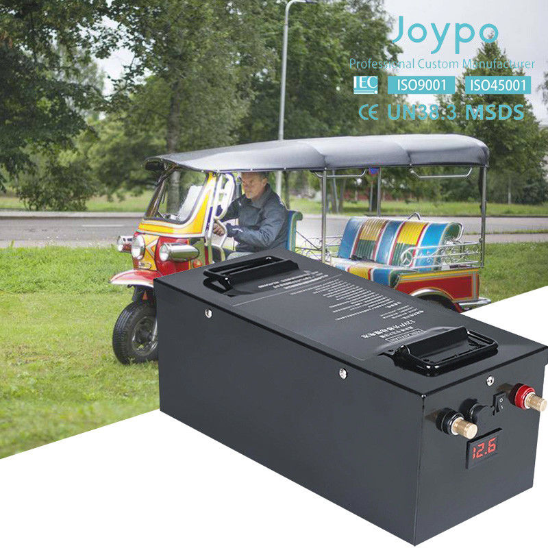 بطارية الليثيوم LiFePO4 بقوة 50Ah 100Ah 150Ah 200Ah 48V لسيارات الريكشا والشاحنات الكهربائية