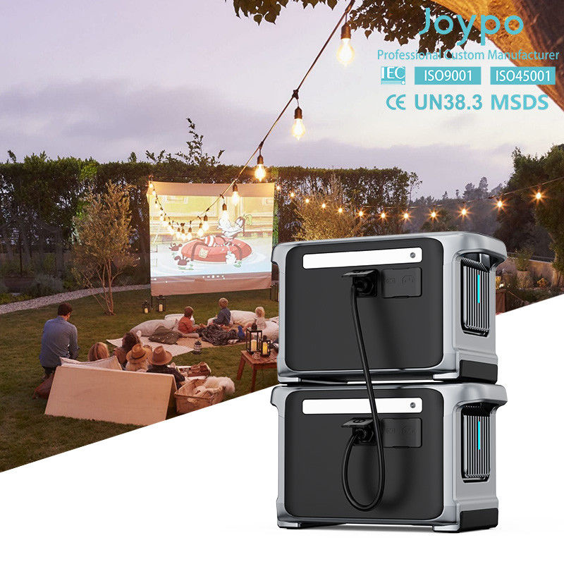 مولد كهرباء شمسية محمول 1200W 110V 220V احتياطي UPS مع شحن السيارة