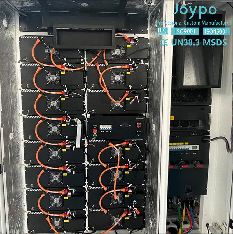 جويبو 100 كيلوواط 215 كيلوواط نظام تخزين الطاقة التجاري والصناعي IP55 بطارية وحدة سعة 280Ah