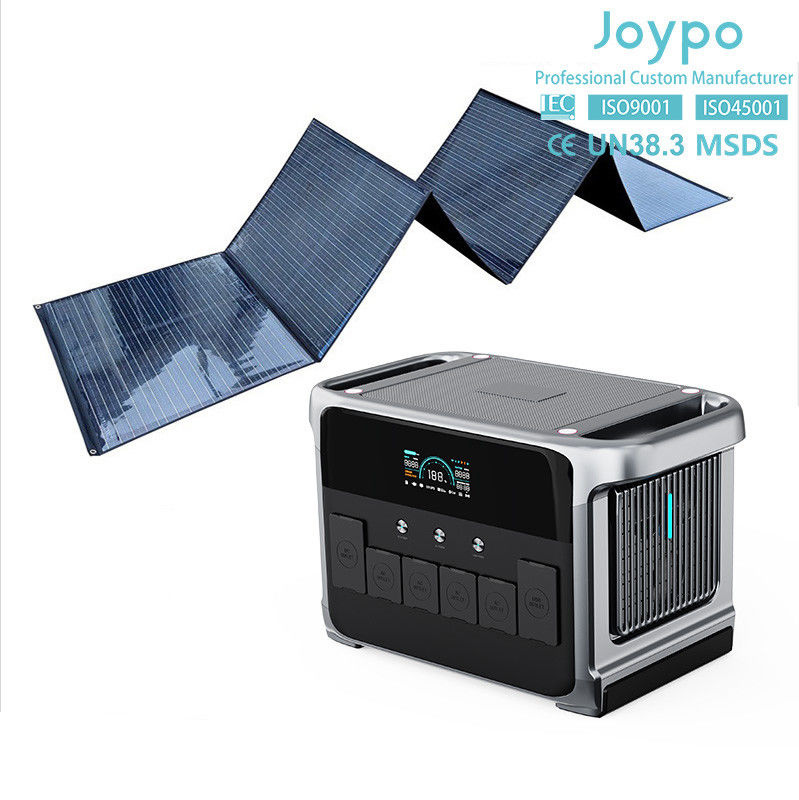4.8kW 2.4kW محطة الطاقة الشمسية المحمولة مولد Lifepo4 للحماية