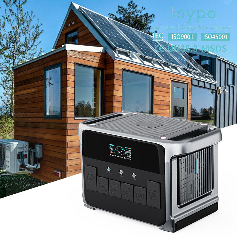 مولد الطاقة الشمسية الكل في واحد 48 فولت 45Ah بطارية احتياطية محطة طاقة منزلية UPS مع 2400W عاكس