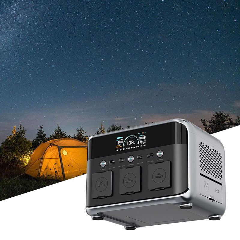 مولد كهرباء محمول سريع الشحن 600W 481Wh مع العديد من الموانئ